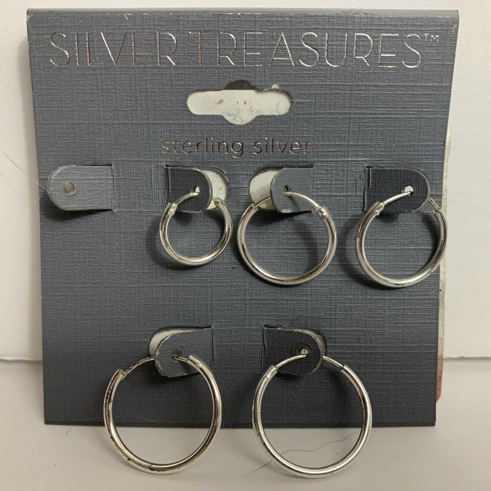 Sterling Silver Silver Treasures Earrings New Loop